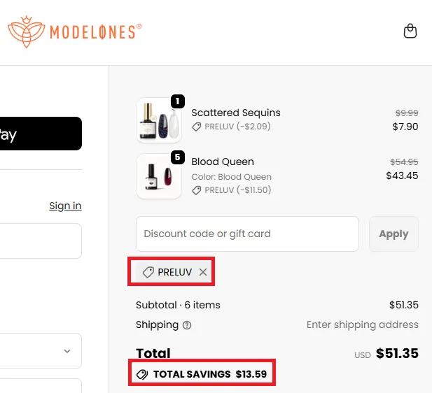 Modelones 25% OFF Coupon